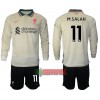 Oficiální Fotbalový Dres s Dlouhý Rukáv Liverpool M.Salah 11 Hostující 2021-22 pro Děti